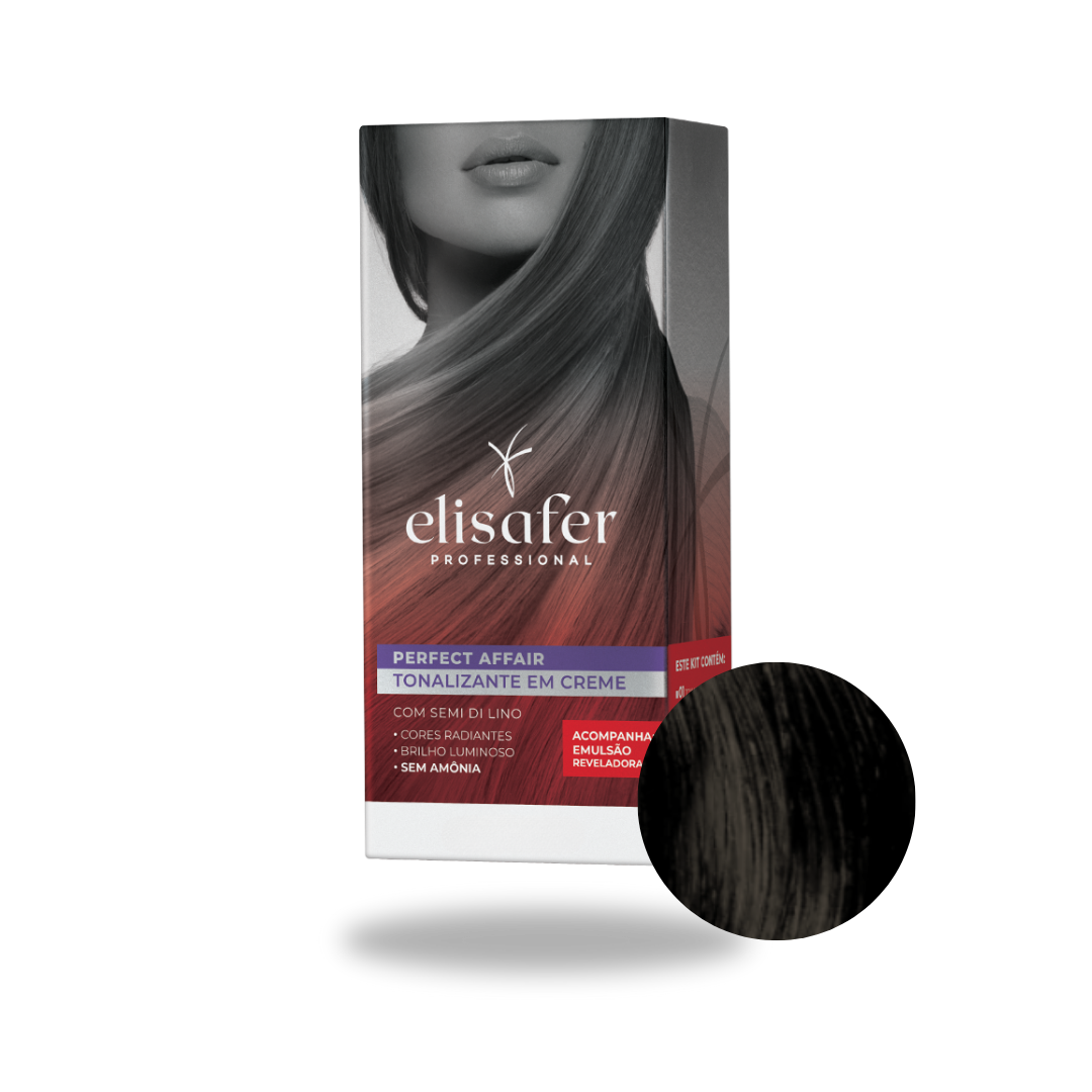 Elisafer Color Affair 2.0 Preto Tonalizante 100ml