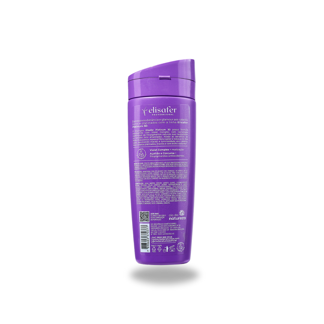Elisafer Platinum 3D Shampoo 250ml