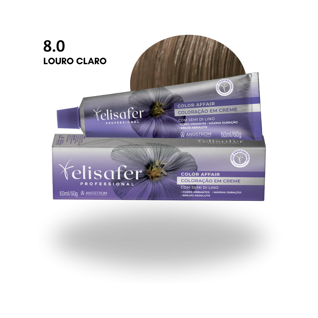 Elisafer Color Affair 8.0 Louro Claro 60g