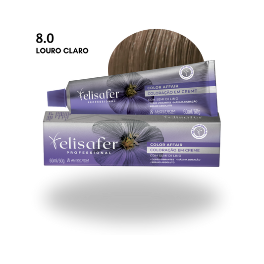 Elisafer Color Affair 8.0 Louro Claro 60g