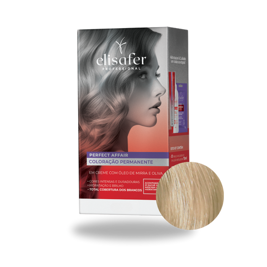 Elisafer Coloração em Creme 6.1 Louro Escuro Acinzentado 155g