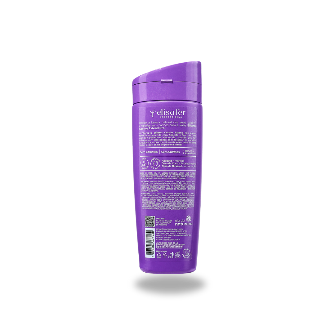 Elisafer Cachos Extend Pro Shampoo 250ml